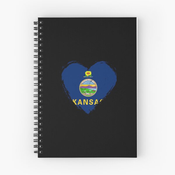 Item preview, Distressed Kansas Flag Heart KS designed and sold by shitpostee.
