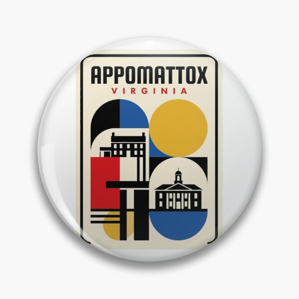 Item preview, Retro Appomattox Bauhaus Geometric Skyline designed and sold by k3rstman1.