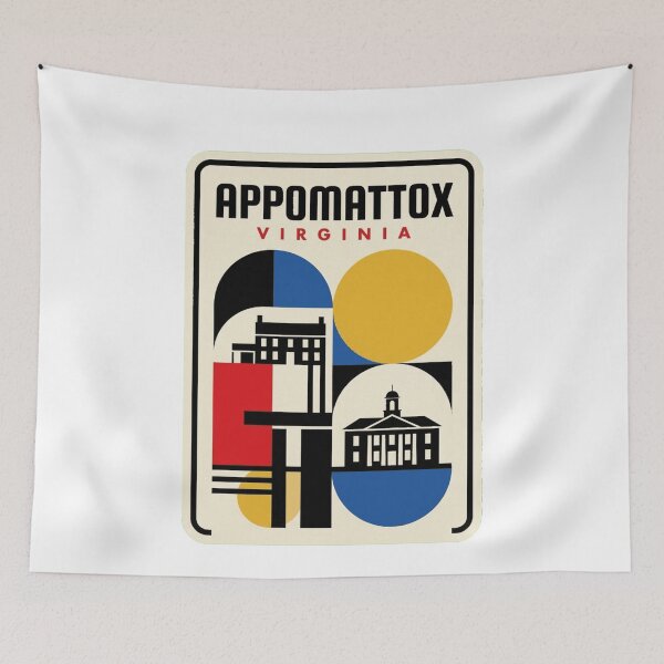Item preview, Retro Appomattox Bauhaus Geometric Skyline designed and sold by k3rstman1.