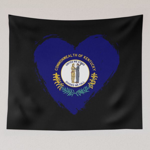 Item preview, Distressed Kentucky Flag Heart KY designed and sold by shitpostee.