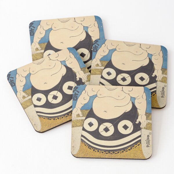 Item preview, Vintage Japanese Sumo Wrestler Unryu Hisakichi Ukiyo-e Art designed and sold by vekotpu.