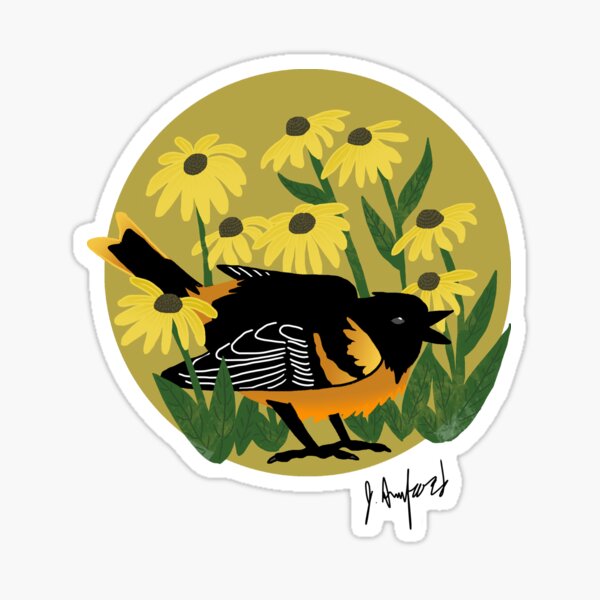 Item preview, Maryland Oriole and Black-Eyed Susans designed and sold by jswinford.