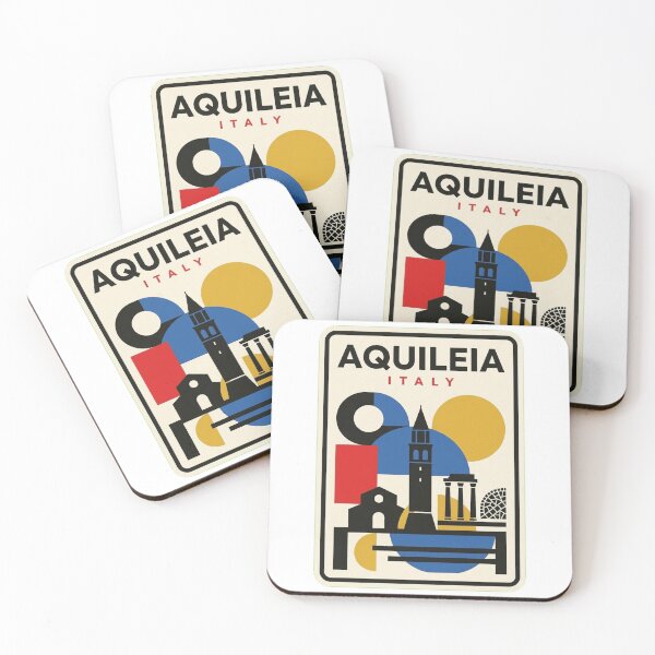 Item preview, Retro Aquileia Bauhaus Geometric Skyline designed and sold by k3rstman1.