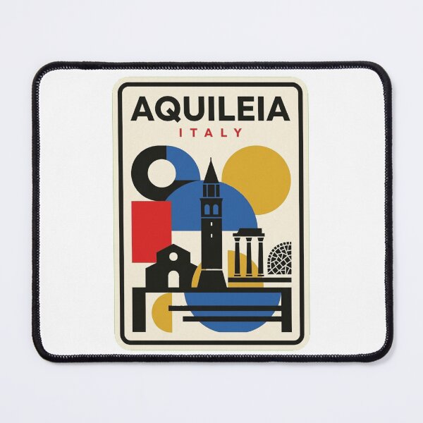 Item preview, Retro Aquileia Bauhaus Geometric Skyline designed and sold by k3rstman1.