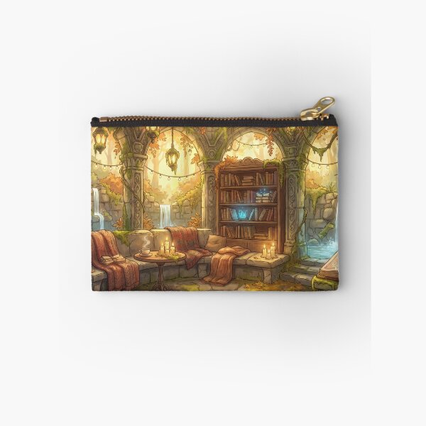 Item preview, Autumn Sanctuary | Cozy Forest Library and Ruin Lounge designed and sold by SebastianSpace.