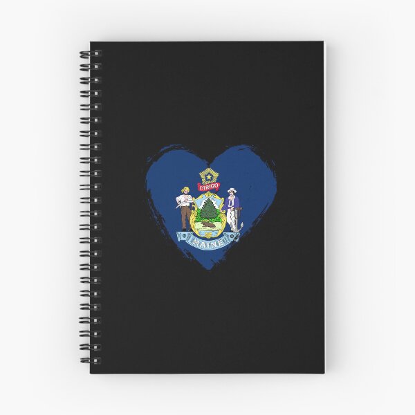 Item preview, Distressed Maine Flag Heart ME designed and sold by shitpostee.