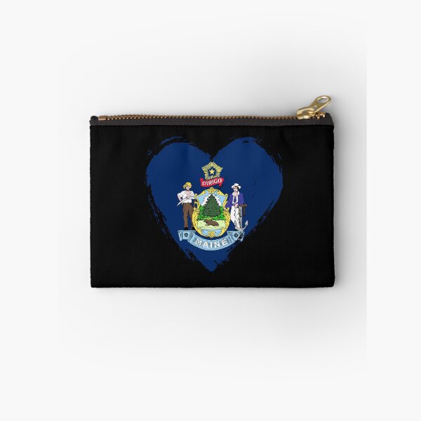 Item preview, Distressed Maine Flag Heart ME designed and sold by shitpostee.