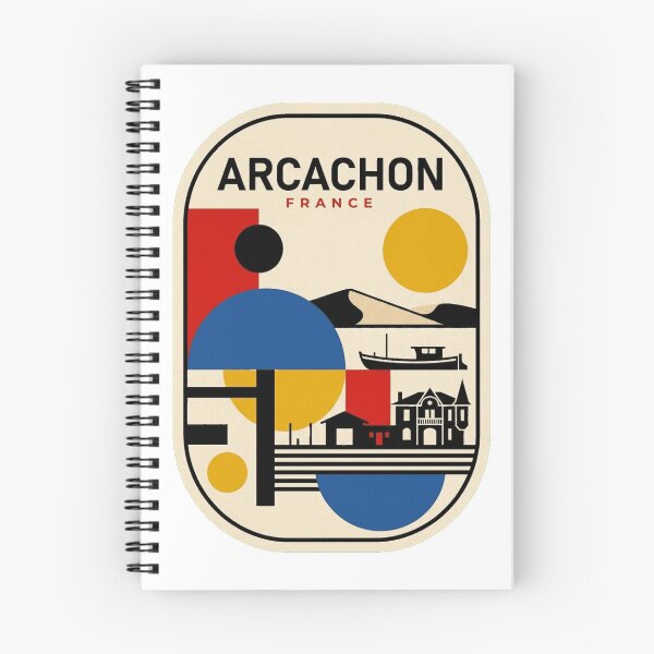 Item preview, Retro Arcachon Bauhaus Geometric Skyline designed and sold by k3rstman1.
