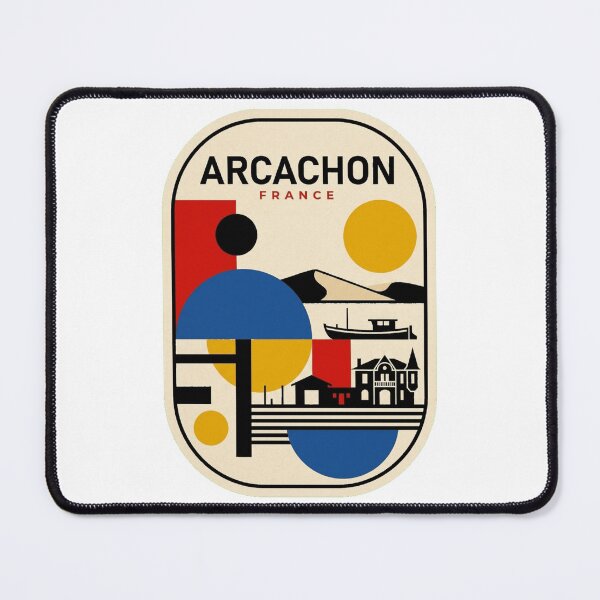 Item preview, Retro Arcachon Bauhaus Geometric Skyline designed and sold by k3rstman1.