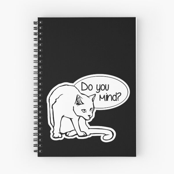Item preview, Do you mind? white cat doodle designed and sold by Konopikyu.