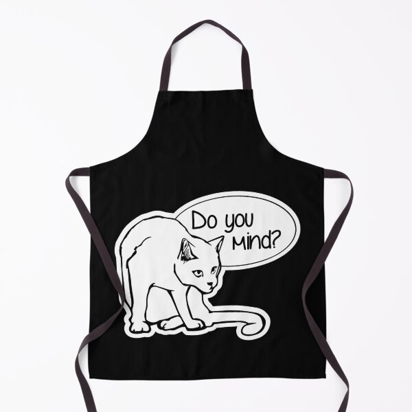 Item preview, Do you mind? white cat doodle designed and sold by Konopikyu.