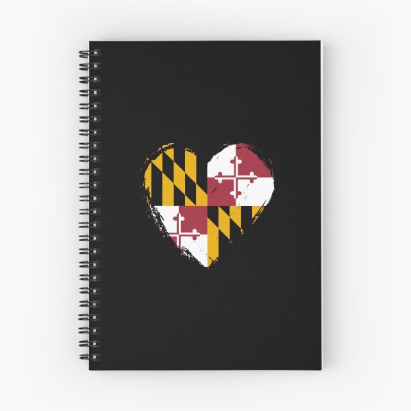 Item preview, Distressed Maryland Flag Heart MD designed and sold by shitpostee.