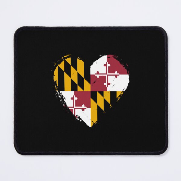 Item preview, Distressed Maryland Flag Heart MD designed and sold by shitpostee.