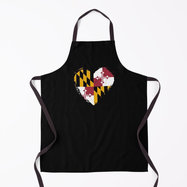 Item preview, Distressed Maryland Flag Heart MD designed and sold by shitpostee.