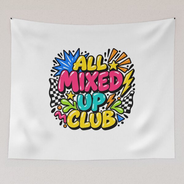 Item preview, All Mixed Up Retro Pop Vibes designed and sold by Dresut.