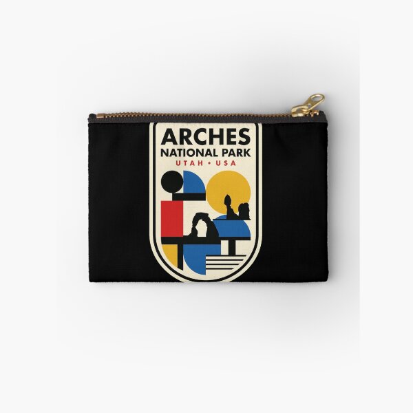 Item preview, Retro Arches National Park Bauhaus Geometric Skyline designed and sold by k3rstman1.