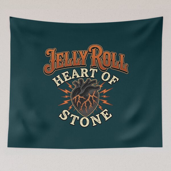 Item preview, Jelly Roll Heart of Stone Vintage Design designed and sold by PressedApparel.