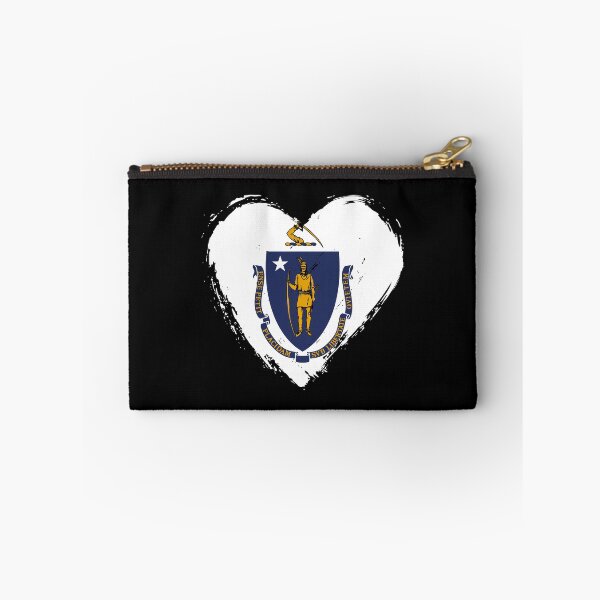 Item preview, Distressed Massachusetts Flag Heart MA designed and sold by shitpostee.