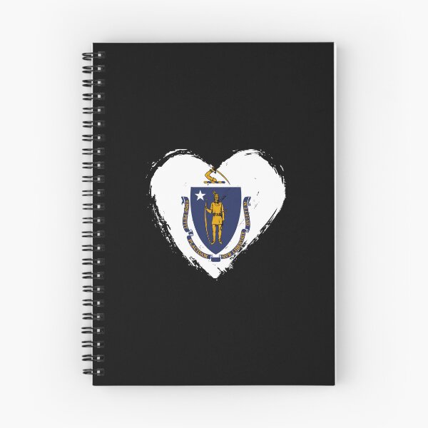 Item preview, Distressed Massachusetts Flag Heart MA designed and sold by shitpostee.