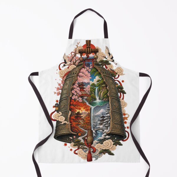 Item preview, The Bell of Time – Japanese Ukiyo-e Fantasy designed and sold by Substance_life.