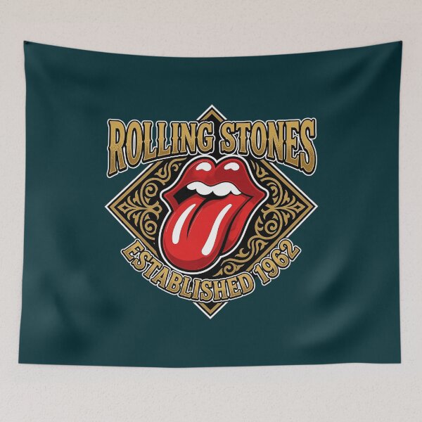 Item preview, The Rolling Stones British Flag Tongue designed and sold by PressedApparel.
