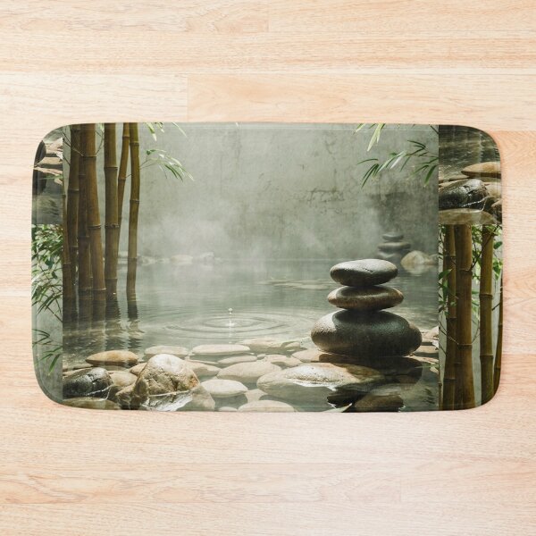 Item preview, Zen Bamboo Garden Meditation Stones designed and sold by CheersTOGETHER.