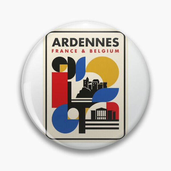 Item preview, Retro Ardennes Bauhaus Geometric Skyline designed and sold by k3rstman1.