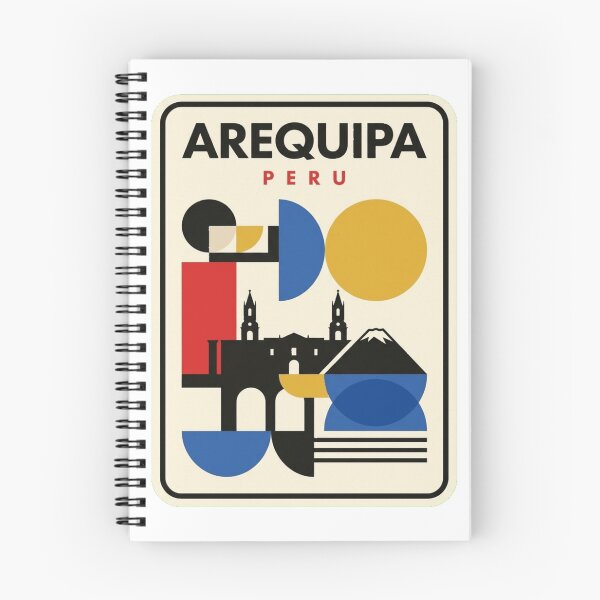 Item preview, Retro Arequipa Bauhaus Geometric Skyline designed and sold by k3rstman1.