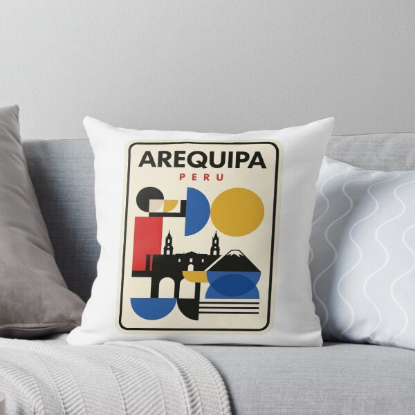 Item preview, Retro Arequipa Bauhaus Geometric Skyline designed and sold by k3rstman1.