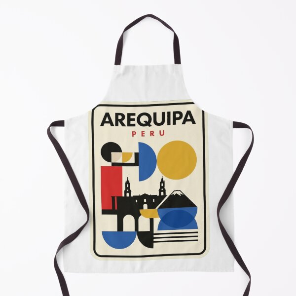 Item preview, Retro Arequipa Bauhaus Geometric Skyline designed and sold by k3rstman1.