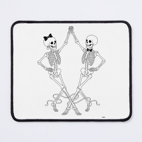Item preview, Skeleton Couple Dancing Together designed and sold by Qenlo.