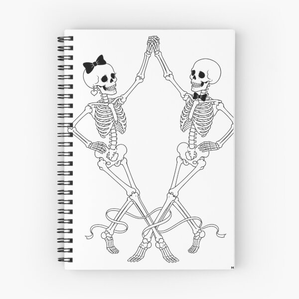 Item preview, Skeleton Couple Dancing Together designed and sold by Qenlo.