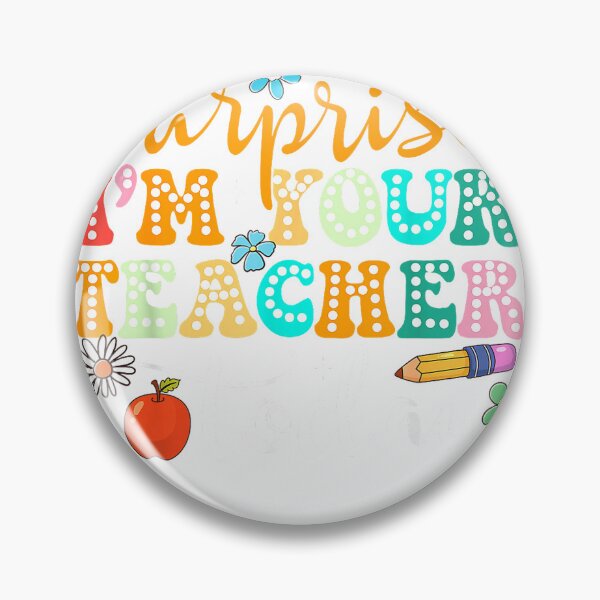 Item preview, Surprise I'm Your Teacher Today Women Substitute Teacher T-Shirt designed and sold by Cafe18.