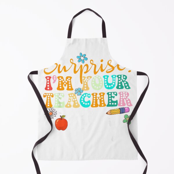 Item preview, Surprise I'm Your Teacher Today Women Substitute Teacher T-Shirt designed and sold by Cafe18.