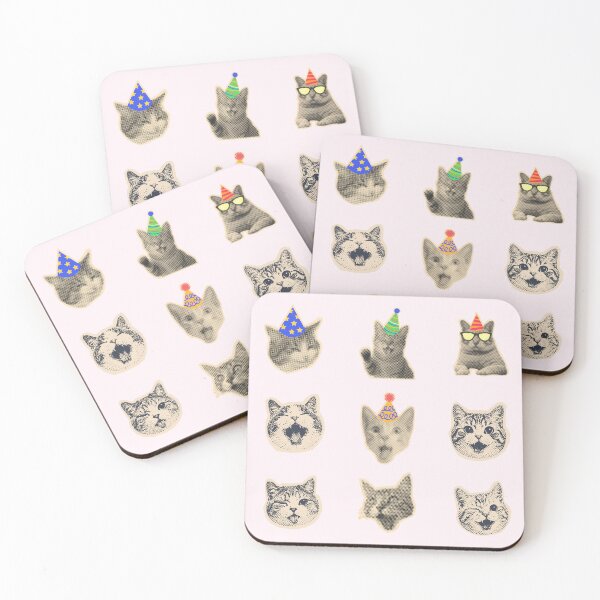 Item preview, funny cat faces - cat meme pack designed and sold by PeachyLitchi.
