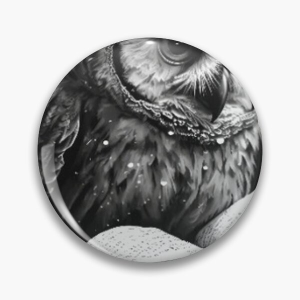 Item preview, wise owl reading book designed and sold by PhiloDoh.