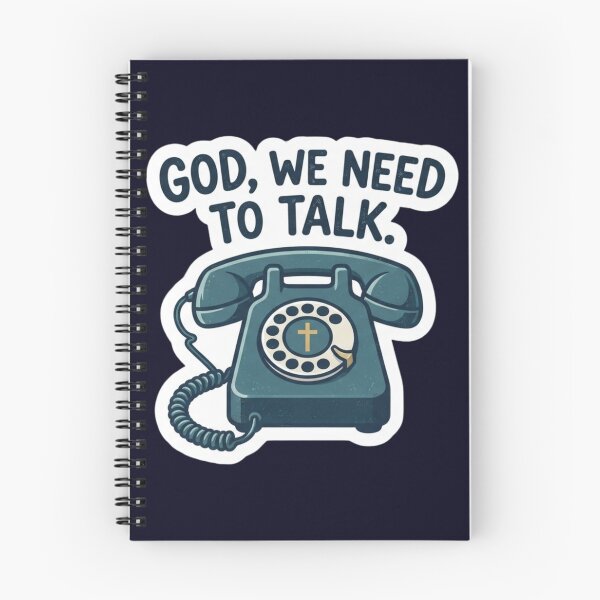 Item preview, God We Need To Talk Antique Telephone Christian Art designed and sold by MantoSagrado.