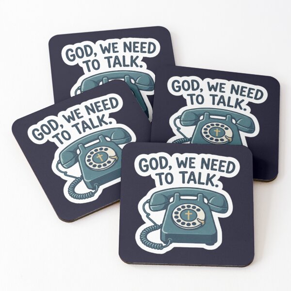Item preview, God We Need To Talk Antique Telephone Christian Art designed and sold by MantoSagrado.