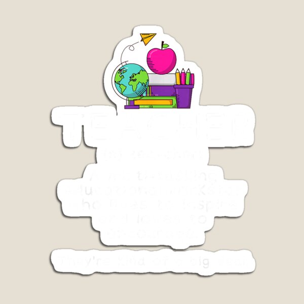 Item preview, Teacher Definition - Funny Teaching School Teacher T-Shirt designed and sold by Badriiiii.
