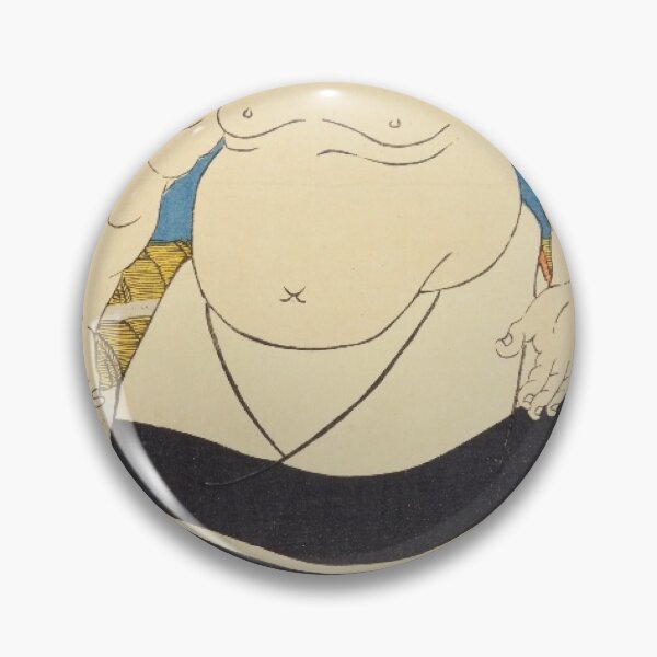 Item preview, Vintage Japanese Sumo Wrestler Kimenzan Tanigorou Ukiyo-e Art designed and sold by vekotpu.