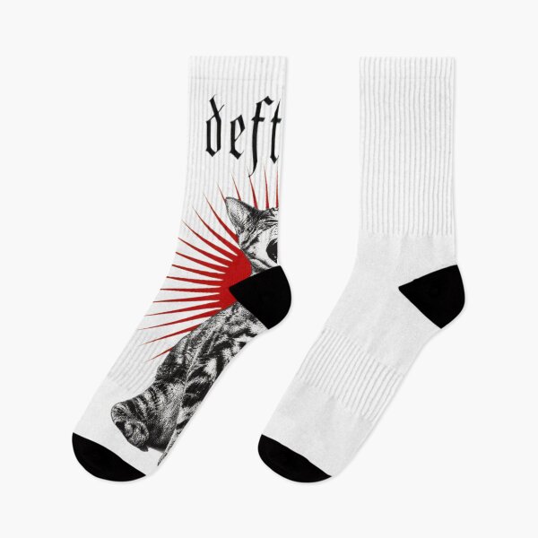 Item preview, Deftones Cat Yawning Sunburst Band designed and sold by MattenKranz.
