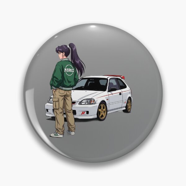 Item preview, Anime Girl JDM Car Art designed and sold by Pixel-Perfecto.