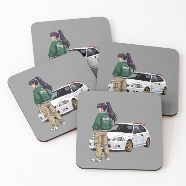 Item preview, Anime Girl JDM Car Art designed and sold by Pixel-Perfecto.