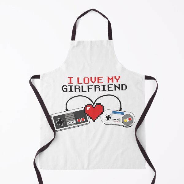 Item preview, I Love My Girlfriend - Pixel Heart Controllers designed and sold by FemmePod.