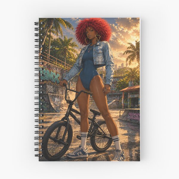 Item preview, Tropical BMX | Anime Street Girl Art designed and sold by TedKentPhoto.
