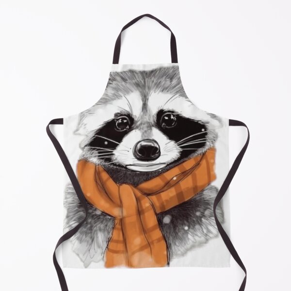 Item preview, chilly racoon in winter designed and sold by PhiloDoh.