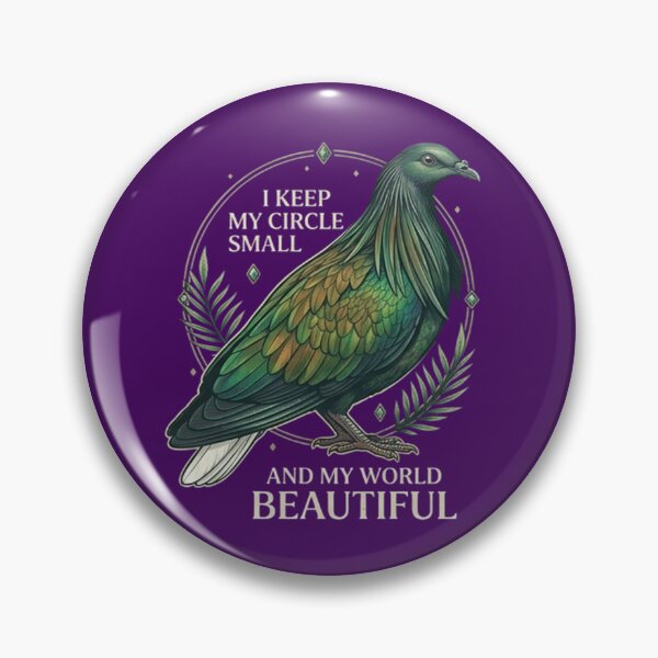 Item preview, Nicobar Pigeon I Keep My Circle Small And My World Beautiful designed and sold by Max Store.