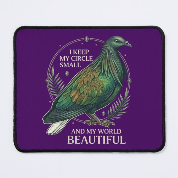 Item preview, Nicobar Pigeon I Keep My Circle Small And My World Beautiful designed and sold by Max Store.