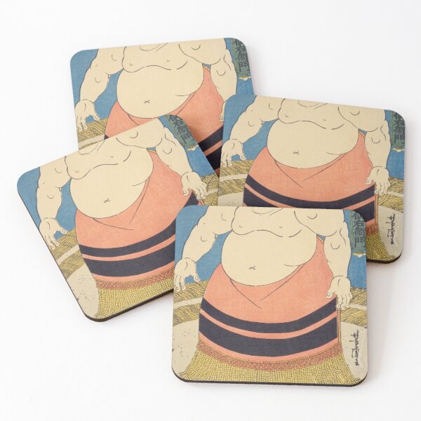Item preview, Vintage Japanese Sumo Wrestler Nijigatake Senemon Ukiyo-e Art designed and sold by vekotpu.