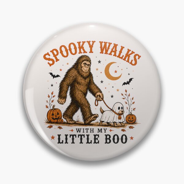 Item preview, Spooky Walks With My Little Boo Bigfoot Halloween designed and sold by Eh Plus Designs.